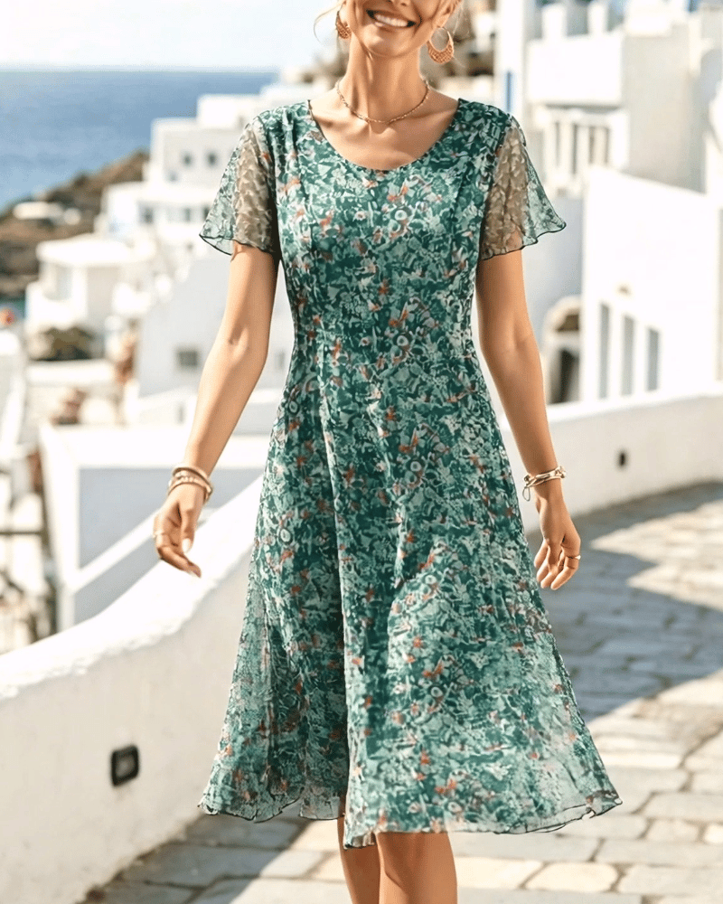 Elyn™ | Vestido de corte en A de la colección BlossomLine de Florielle