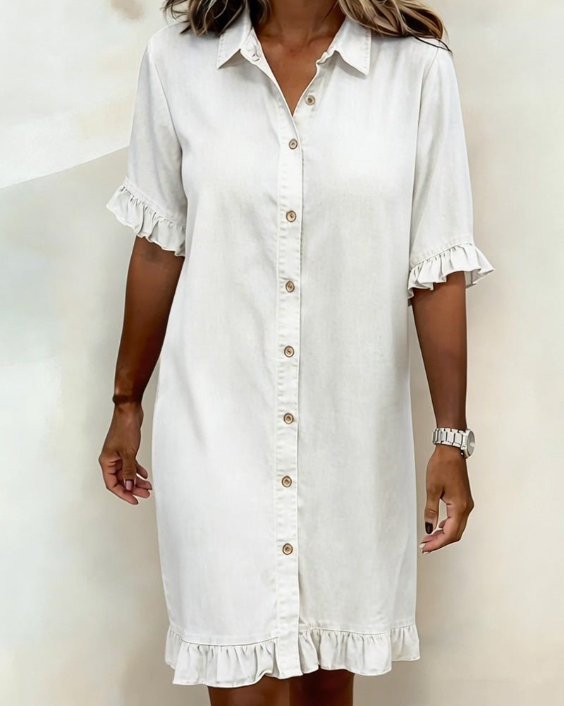 Kirella | Vestido camisero con botones en la parte delantera