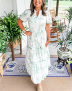 Eliza | Maxi vestido clásico de toile