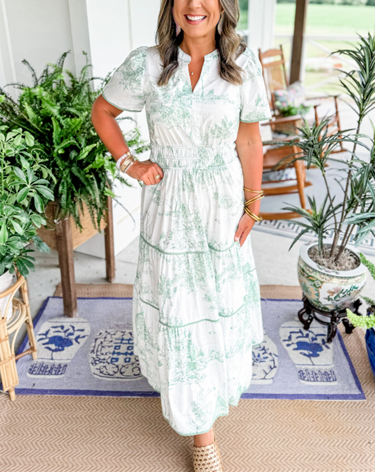 Eliza | Maxi vestido clásico de toile