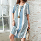 Zulvek™ | Vestido informal a rayas