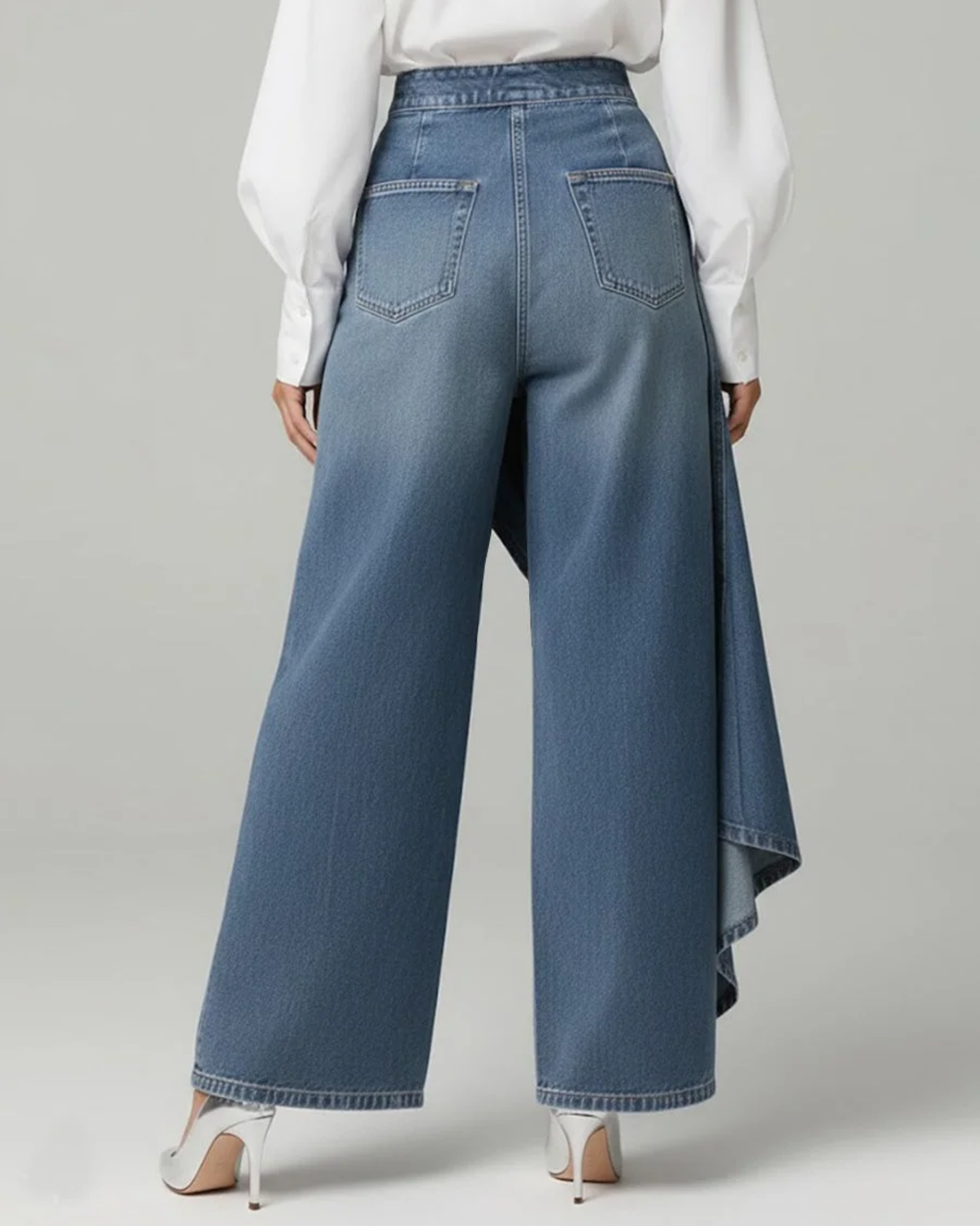 Quenira™ | Pantalones de Mezclilla Envolventes con Ajuste Favorecedor