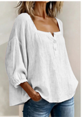 Arelia | Blusa Boho de Algodón con Botones