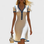 Mavros™ | Elegante vestido midi con falda sirena para Mujer