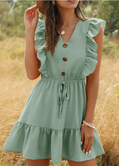 Karys™ | Vestido verde de verano