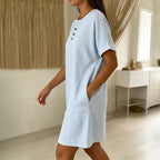 Ixtria™ | Vestido informal a rayas