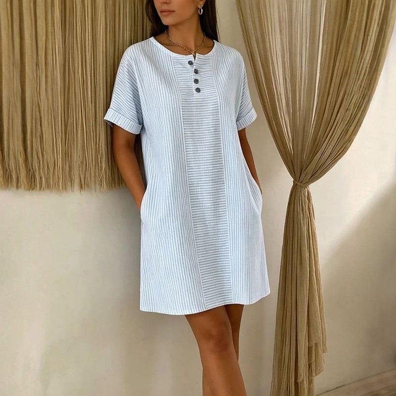 Ixtria™ | Vestido informal a rayas