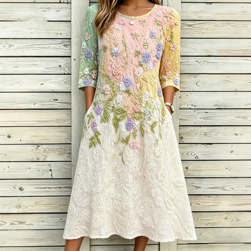 Elvran™ | Vestido informal con estampado floral