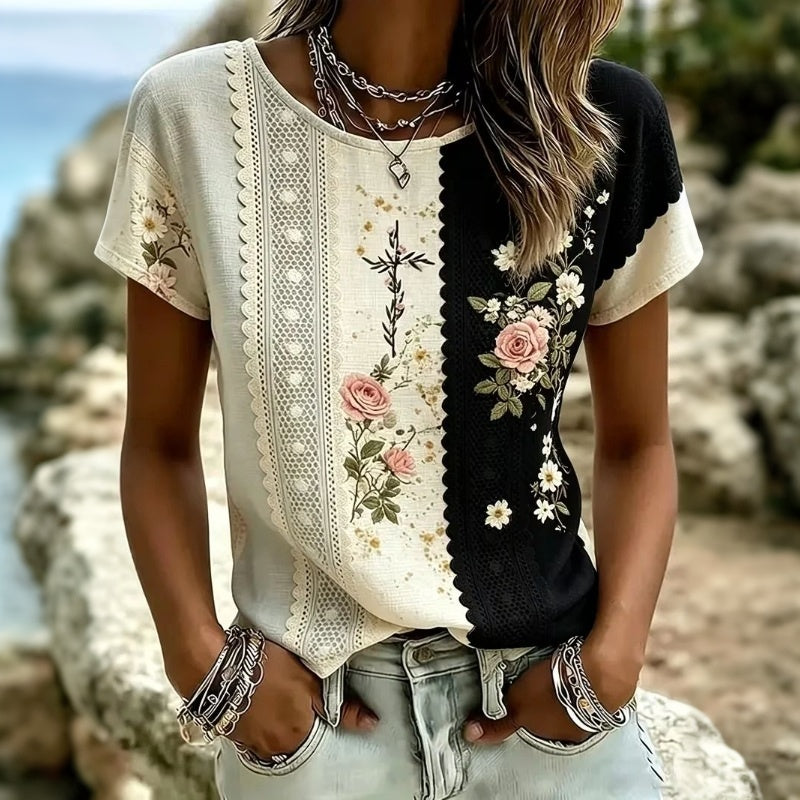 Eris™ | Camiseta informal con estampado floral