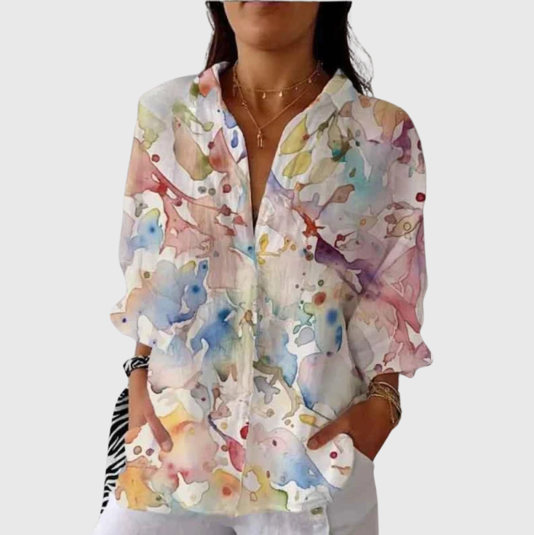 Orin™ | Blusa ligera y colorida con estampado