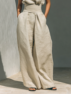 Jorevia™  | CONJUNTO MINIMALISTA CON PANTALONES ANCHOS
