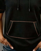 Drawelle™ | Camiseta informal con bolsillo con cordón