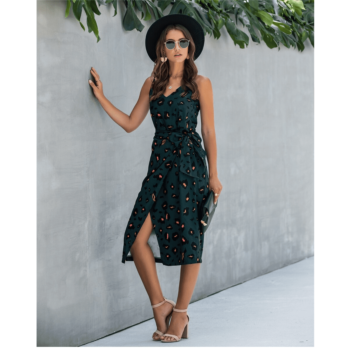 Vestido largo bohemio oscuro