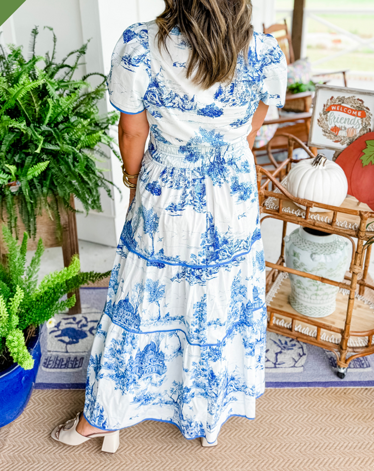 Eliza | Maxi vestido clásico de toile