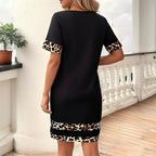 Akru™ | Vestido vintage con estampado de leopardo