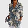 Ezria™ | Blusa ligera y colorida con estampado