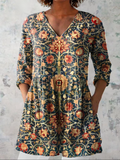 Visitación | Blusa Manga Larga con Escote en V
