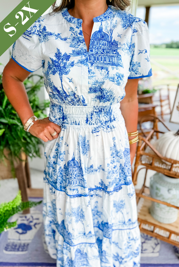 Eliza | Maxi vestido clásico de toile