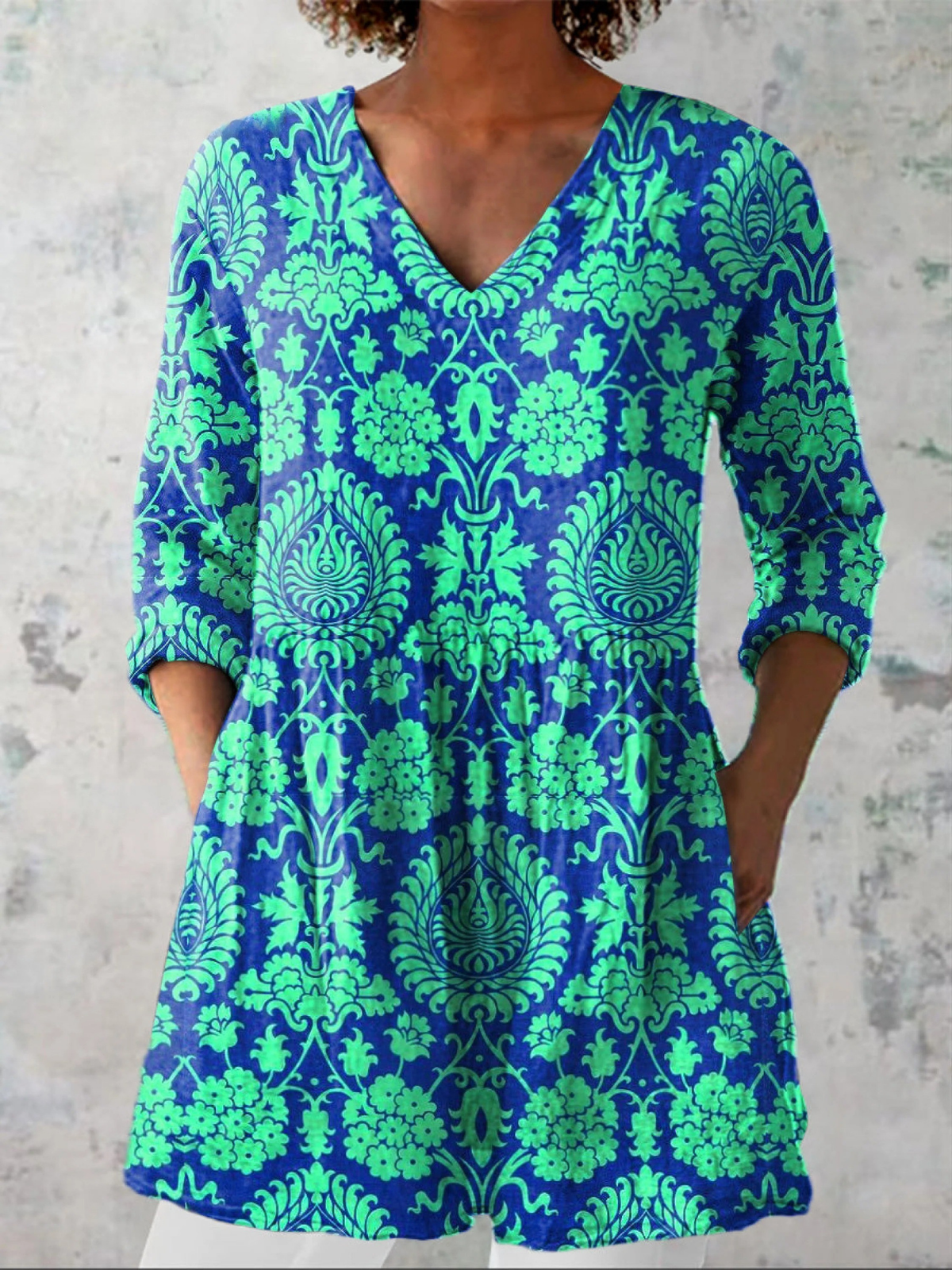 Soledad | Blusa Manga Larga con Escote en V