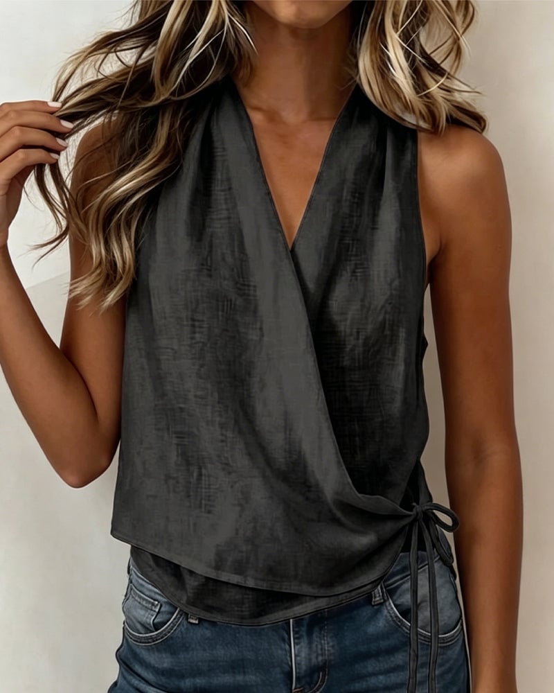 Vayen™ | Blusa con cuello halter