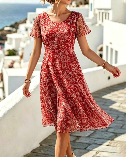 Elyn™ | Vestido de corte en A de la colección BlossomLine de Florielle