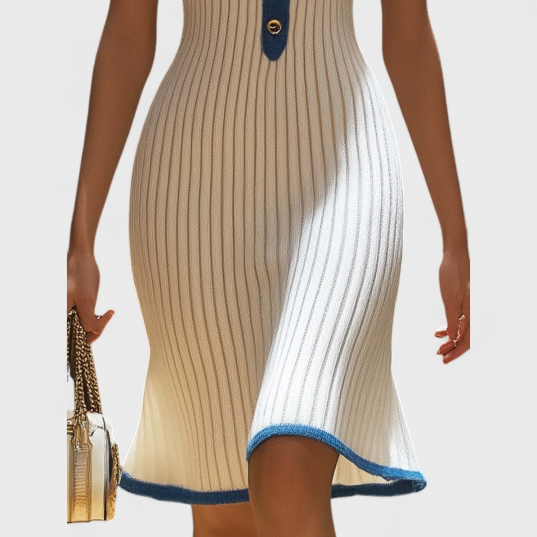Mavros™ | Elegante vestido midi con falda sirena para Mujer
