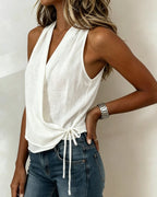 Vayen™ | Blusa con cuello halter