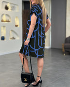 Emy | Vestido con estampado gráfico muy elegante