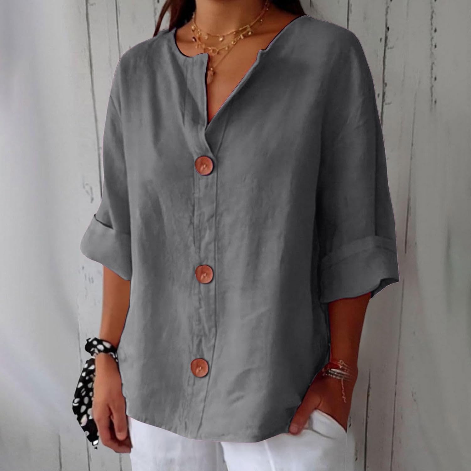 Piera | Blusa de lino ligera