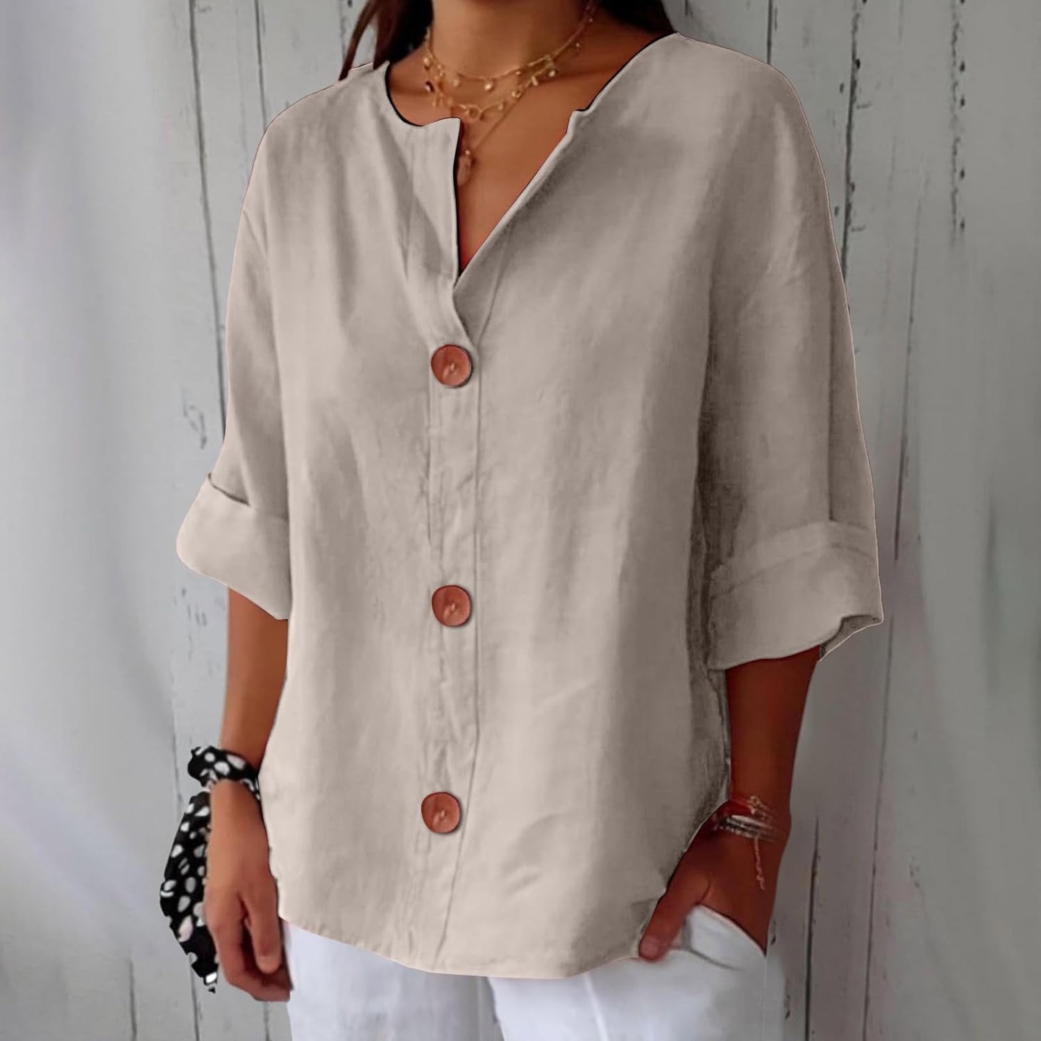 Piera | Blusa de lino ligera