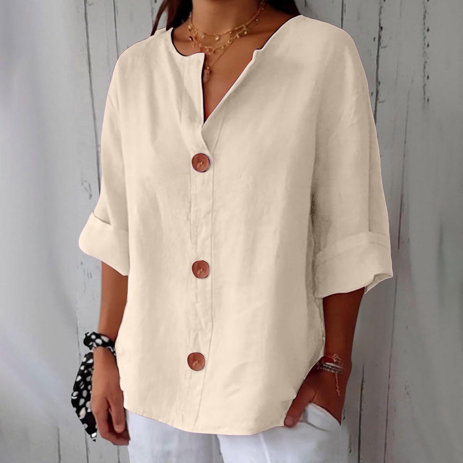 Piera | Blusa de lino ligera