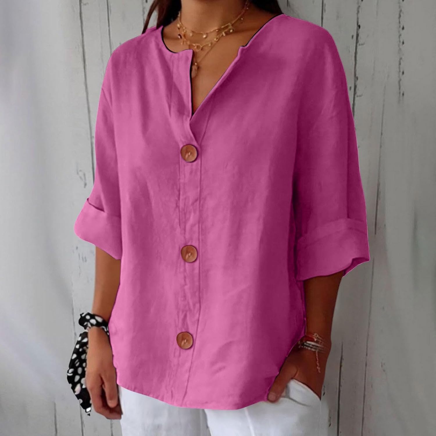 Piera | Blusa de lino ligera