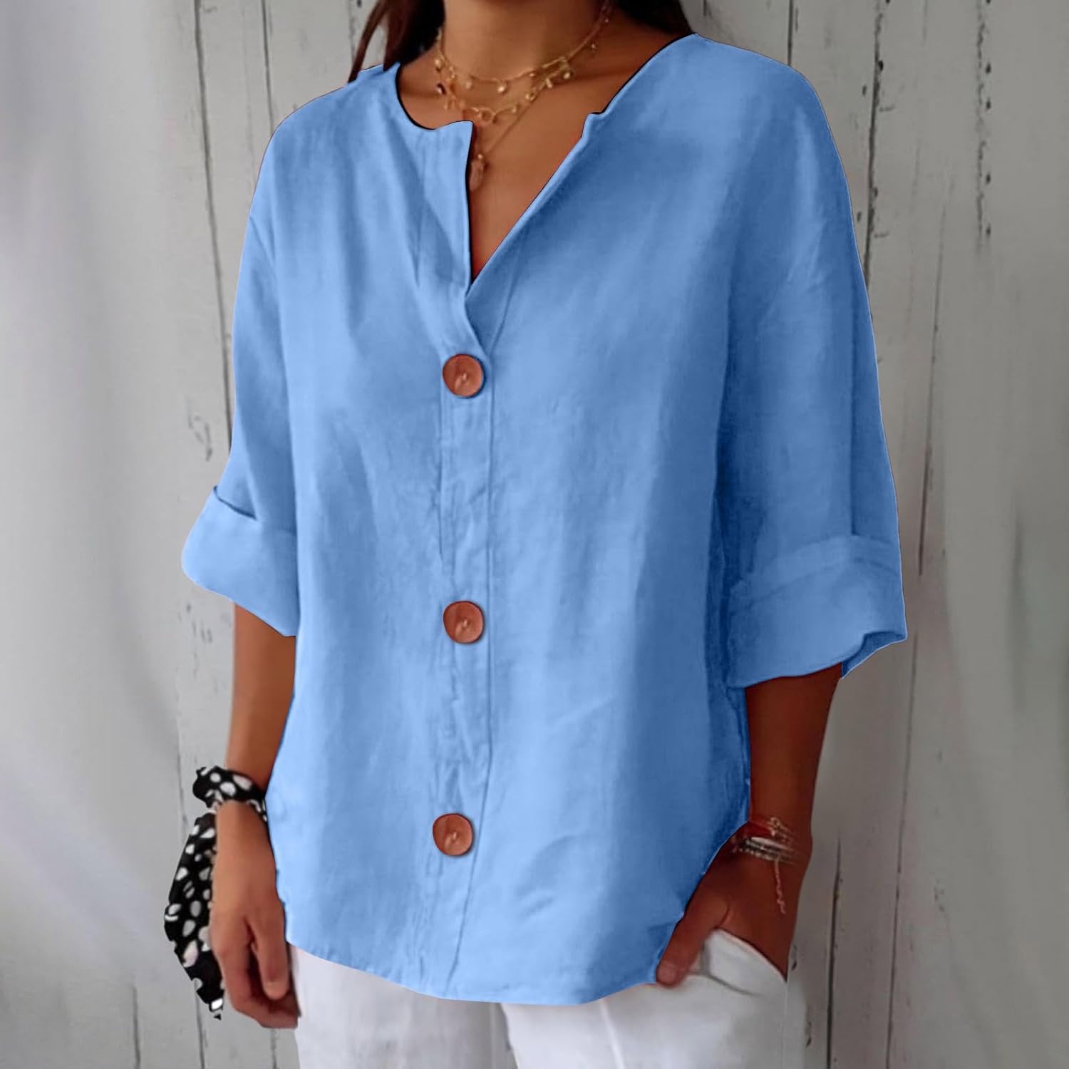 Piera | Blusa de lino ligera