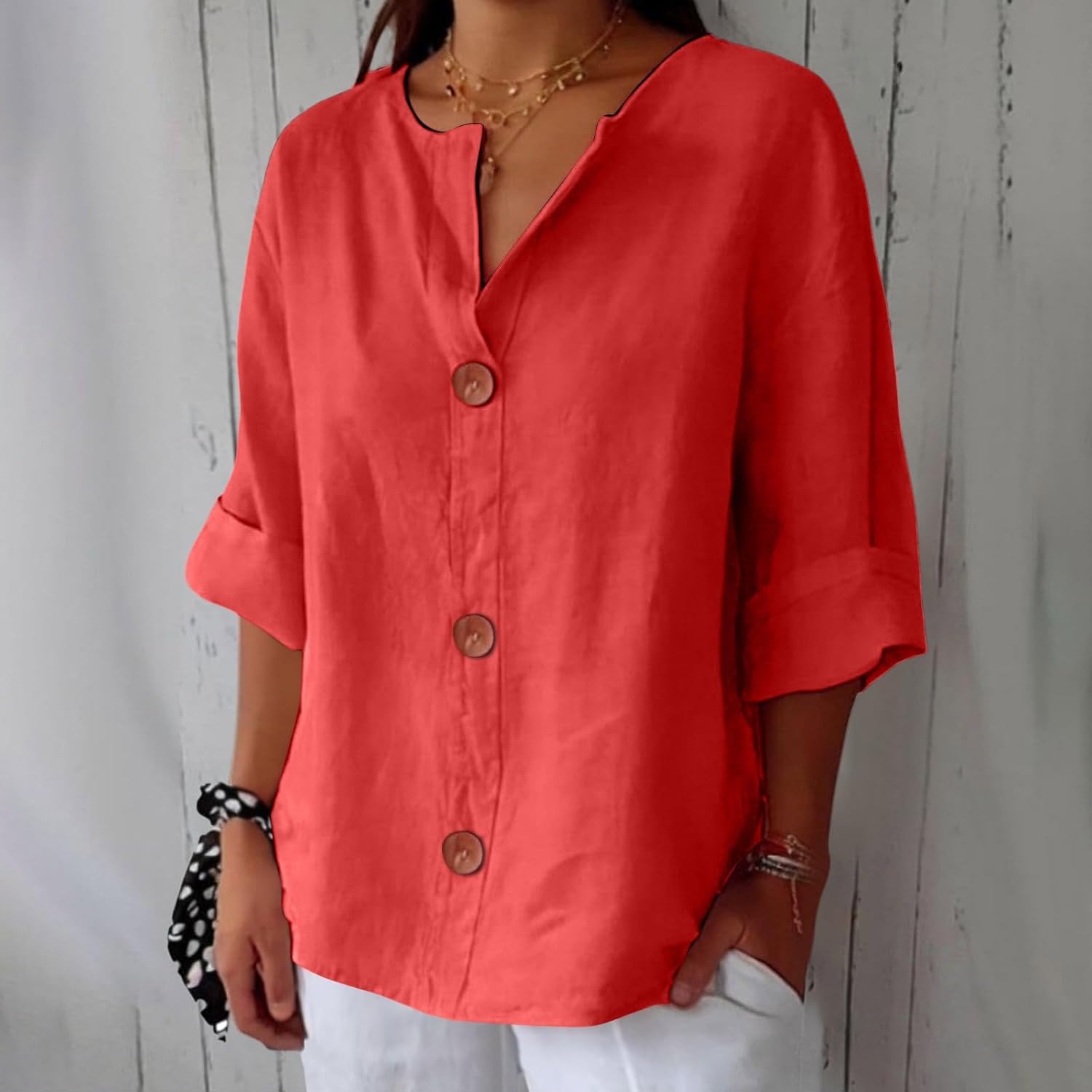 Piera | Blusa de lino ligera