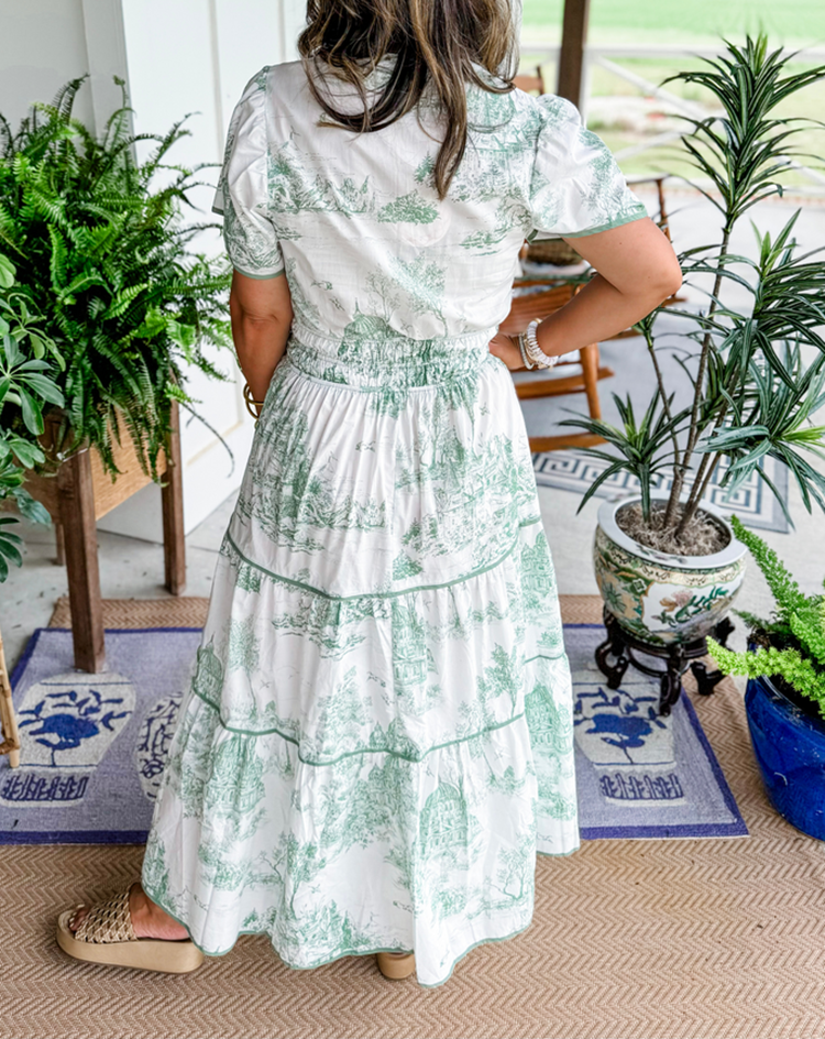 Eliza | Maxi vestido clásico de toile