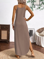 Sailor™ | Vestido Midi de Tirantes con Escote en V y Estilo Relajado
