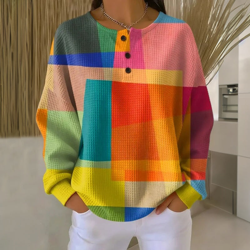 Lyne™ | Camiseta universitaria vintage de colores vivos