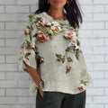 Orphise™ | Blusa con estampado floral vintage