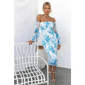 Thalys™ |  vestido floral sin hombros