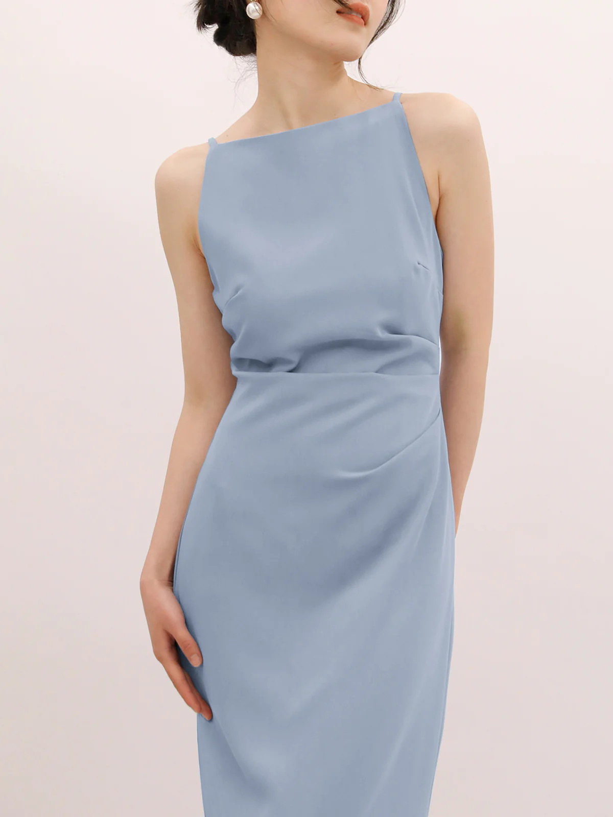 Kaelix™ | Vestido midi con cuello barco