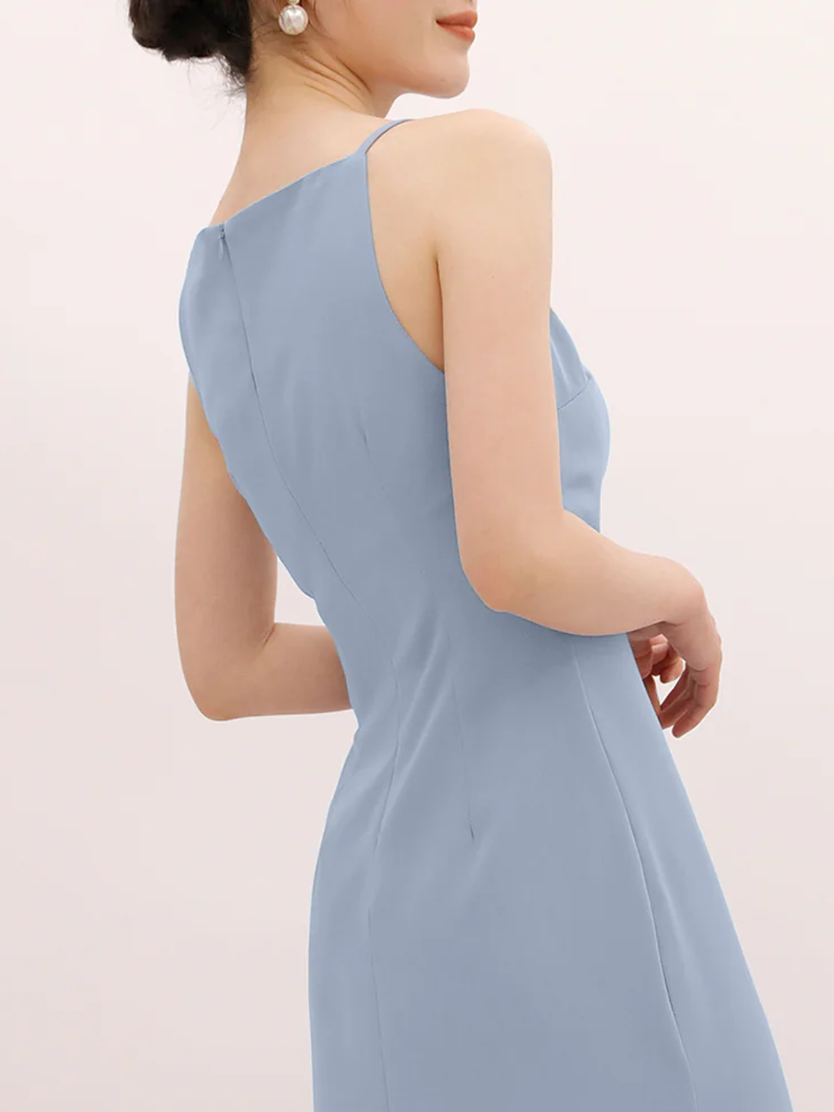 Kaelix™ | Vestido midi con cuello barco