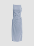 Kaelix™ | Vestido midi con cuello barco