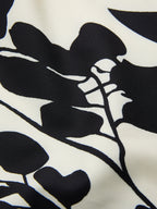 Halter Neck Floral Print Midi Dress