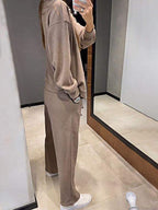 Oristine™ | Conjunto de Punto con Cárdigan y Pantalón Giulia