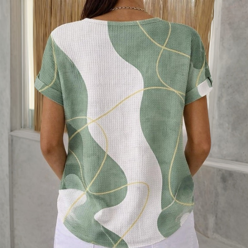 Mirelle™ | Jersey informal con bloques de color