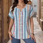 Oriana™ | Jersey informal a rayas