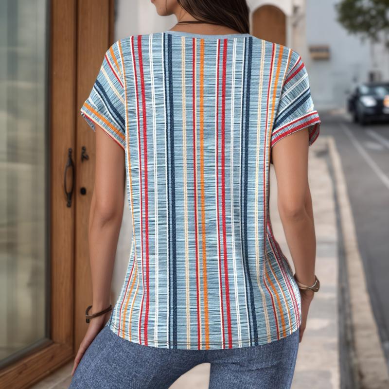 Oriana™ | Jersey informal a rayas