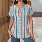 Oriana™ | Jersey informal a rayas