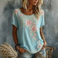 Kavrek™ | Camiseta con estampado floral vintage