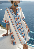 Thalassa |  Vestido Bordado Costero
